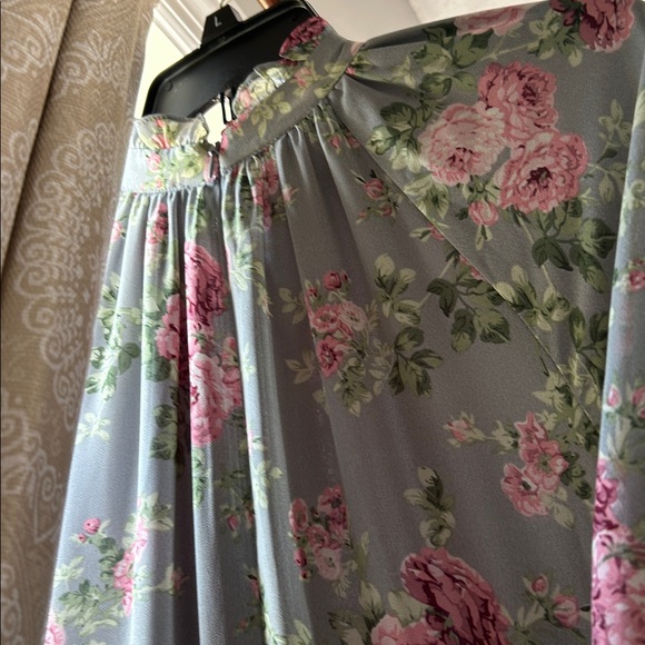 Dainty Jewells Gray and Pink Floral Dress - Picture 6 of 6